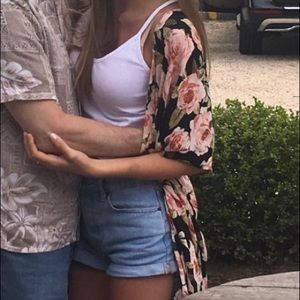 Short sleeve floral shall